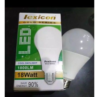 LAMPU LED BULB LEXICON 18 WATT GOLD SERIES