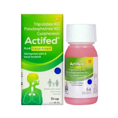ACTIFED HIJAU FLU DAN BATUK BERDAHAK SIRUP 60 ML | FLU DAN BATUK BERDAHAK