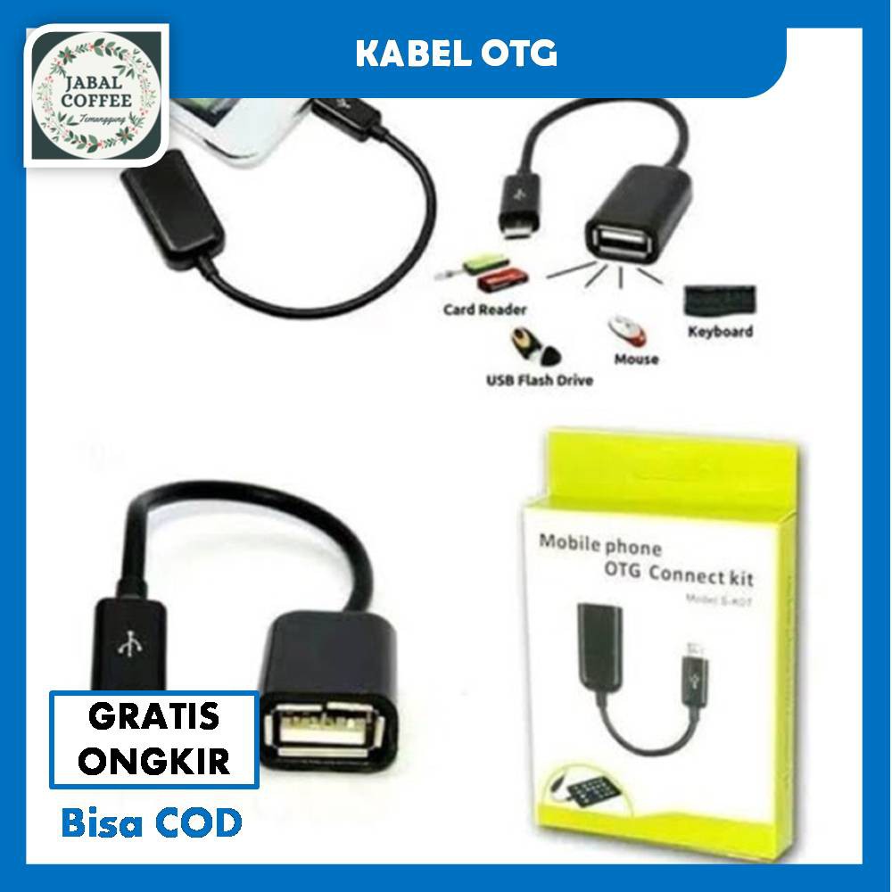 OTG Kabel Micro Android / OTG Kabel Micro / Kabel OTG V8 / Cable USB OTG Micro J104