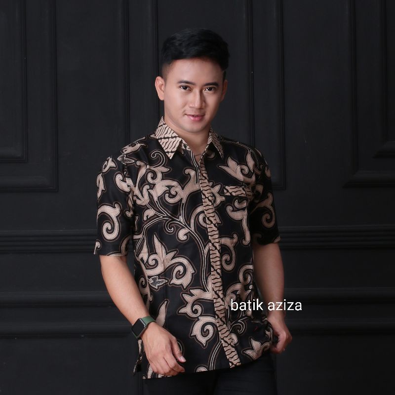 Batik Wanita Lengan Panjang Atasan Batik Couple Batik Baju Batik Wanita Bahan Katun by BATIK AZIZA