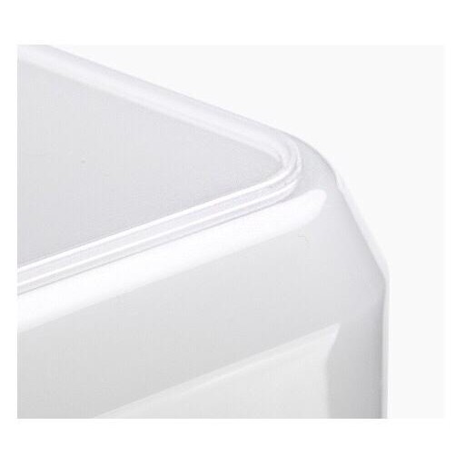 Frosted Storage Cabinet Shelf Organiser