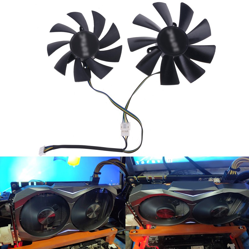 BTSG* 87mm GA92S2H 100mm GAA8S2H GAA8S2U 4Pin Cooler Fan for ZOTAC GTX 1060 1070 1080