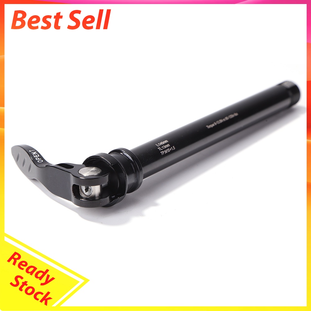 Bicycle Quick Release Thru Axle Skewer 100x15mm MTB Front Fork Shaft Lever