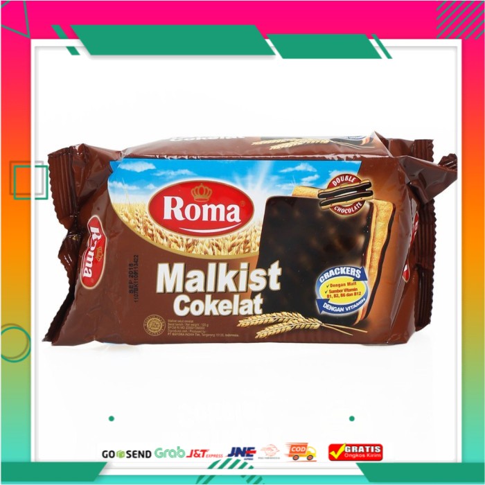 

Roma Malkist Coklat 120 g