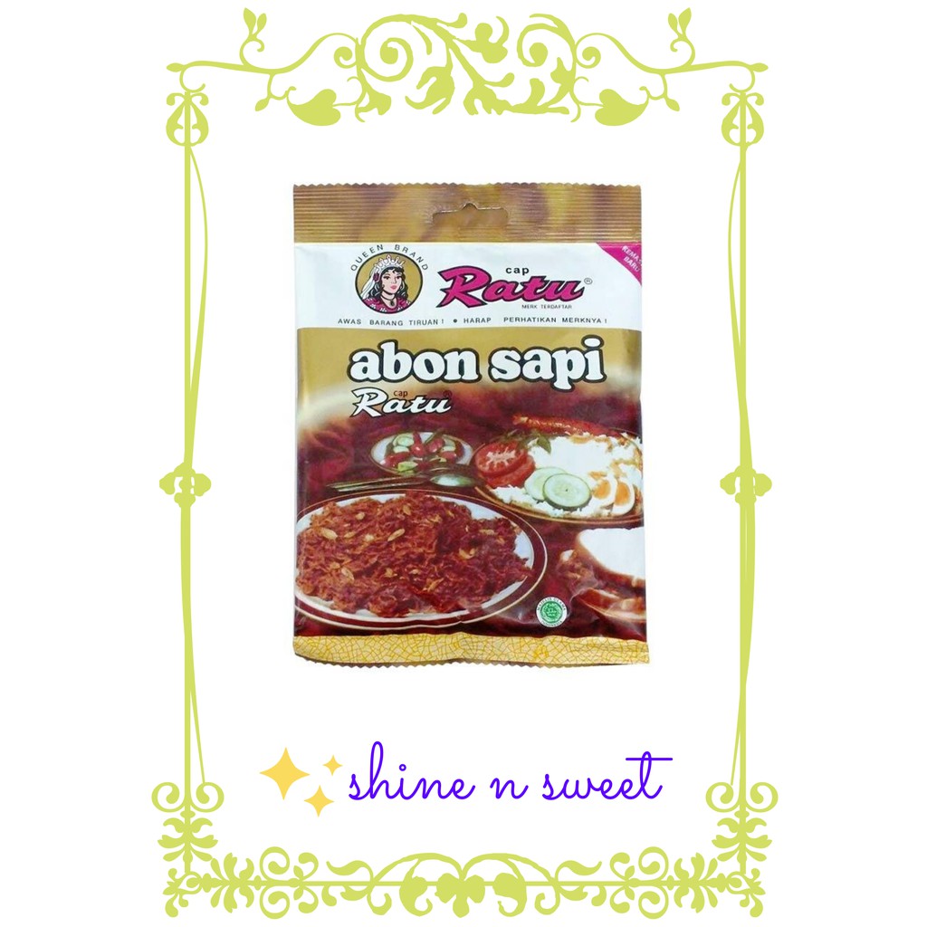 

Abon Sapi Cap Ratu 90 Gram