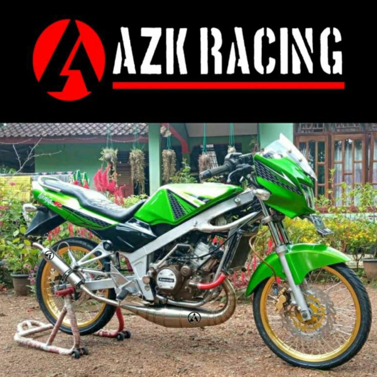 Knalpot NINJA R Ninja RR ninja ss stainless original azk racing