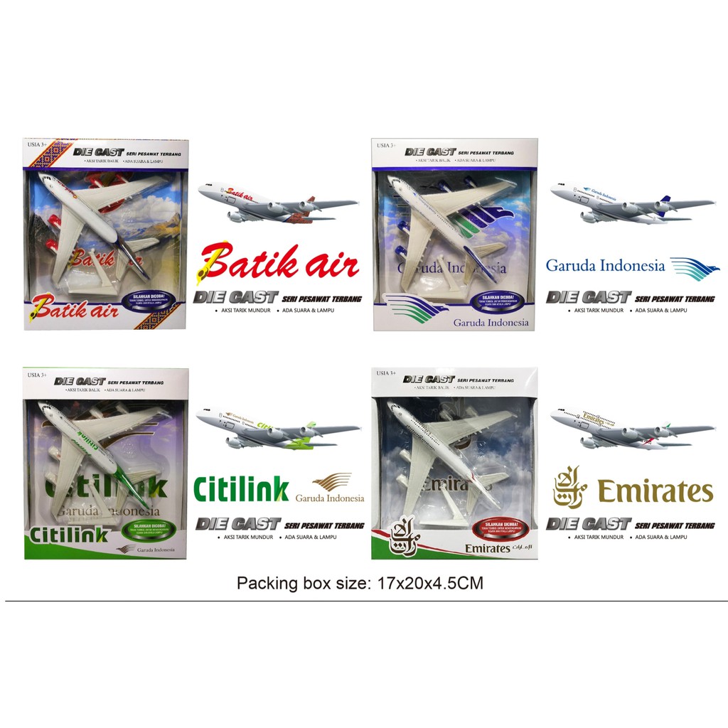 Miniatur Pesawat Airbus A380 Diecast Pesawat Maskapai Lokal Dan Luar Negeri