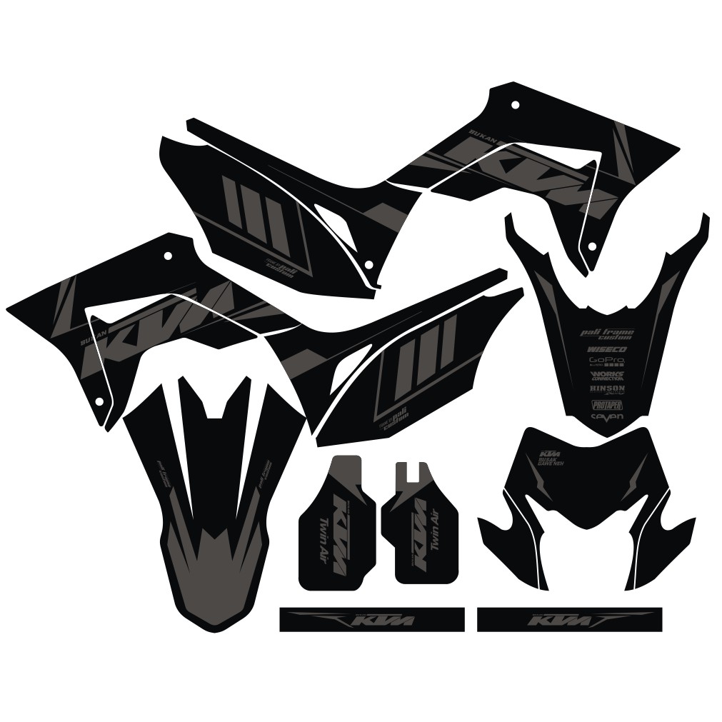 Sticker DECAL CRF 150 L Bisa Custom Stiker Honda CRF 150 L  (3)