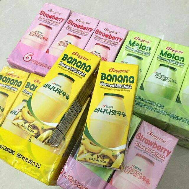 Jual Binggrae Banana Milk Korea Import Susu Pisang Impor UHT Kemasan ...