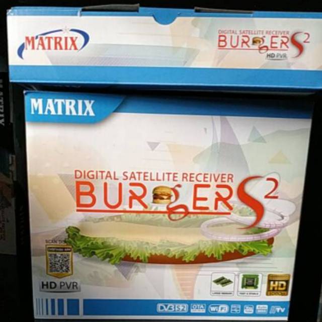 Recivier matrix burger hd S2 k5s 8mb