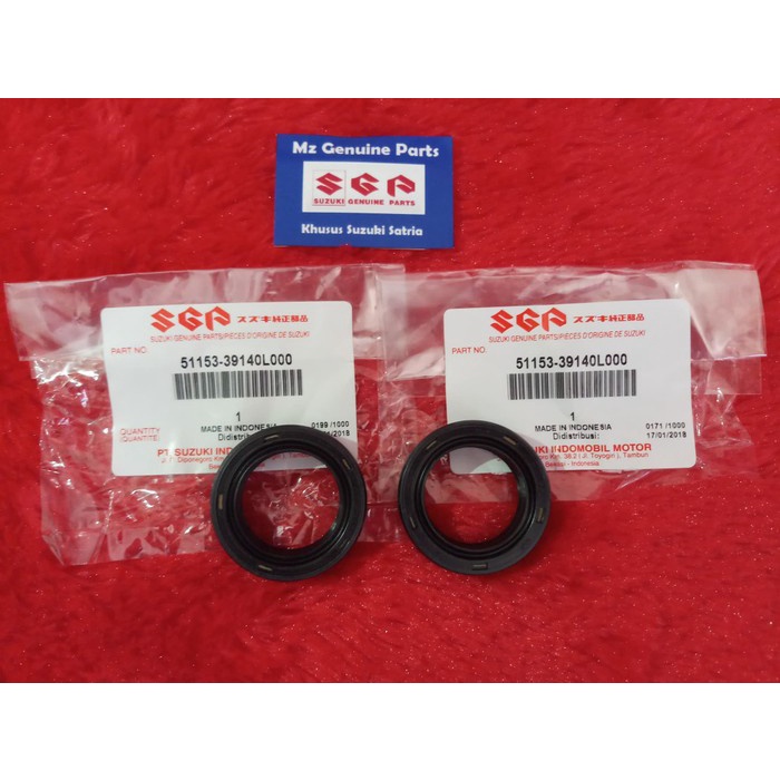 SEAL SIL DALAM SHOCK SOK BREAKER DEPAN ASSY RK COOL 110 ASLI ORI SGP TERLARIS 51153-39140-000