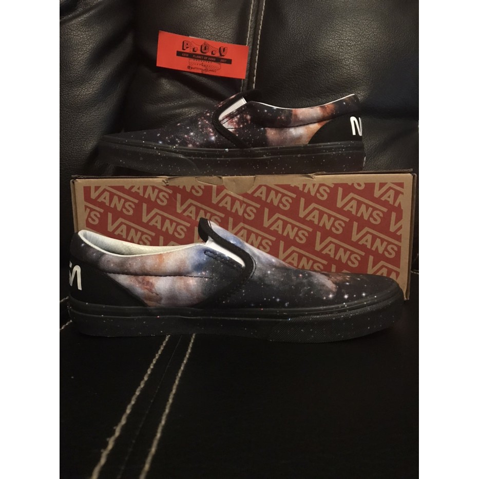 Vans Slip On x NASA (Space Voyager) Galaxy Black Original BNIBWT