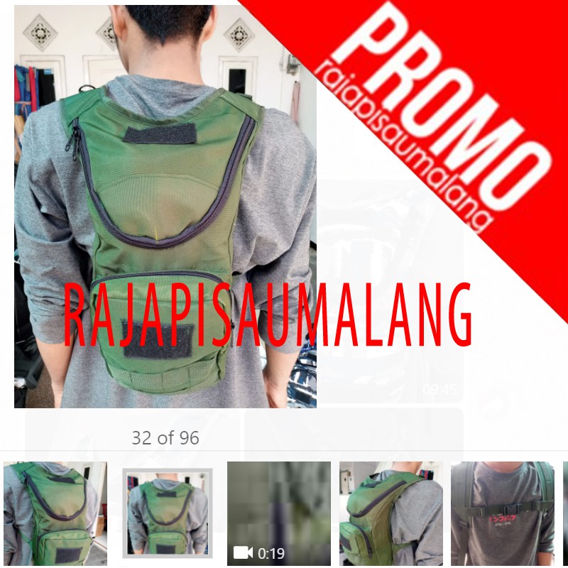 RPM Tas Hydropack Tas Sepeda Tas Gowes Tas Trail Tas Punggung Loreng Tentara Hidropack TPG