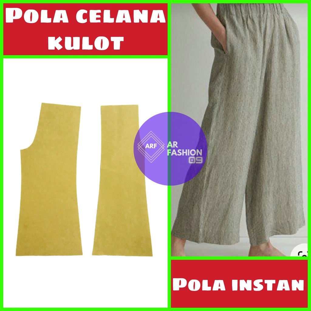 Pola Celana Kulot Pola Instan