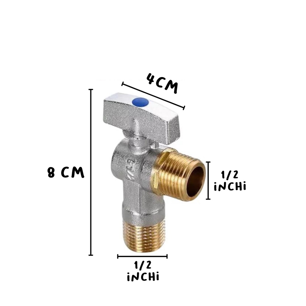 Stop Kran Angle Valve Anti Karat SUS 304