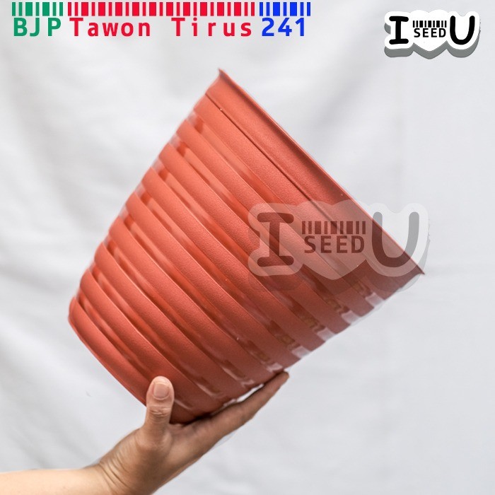 Pot Bunga Tawon Tirus/Pirus Ori 241 Coklat (BJP)