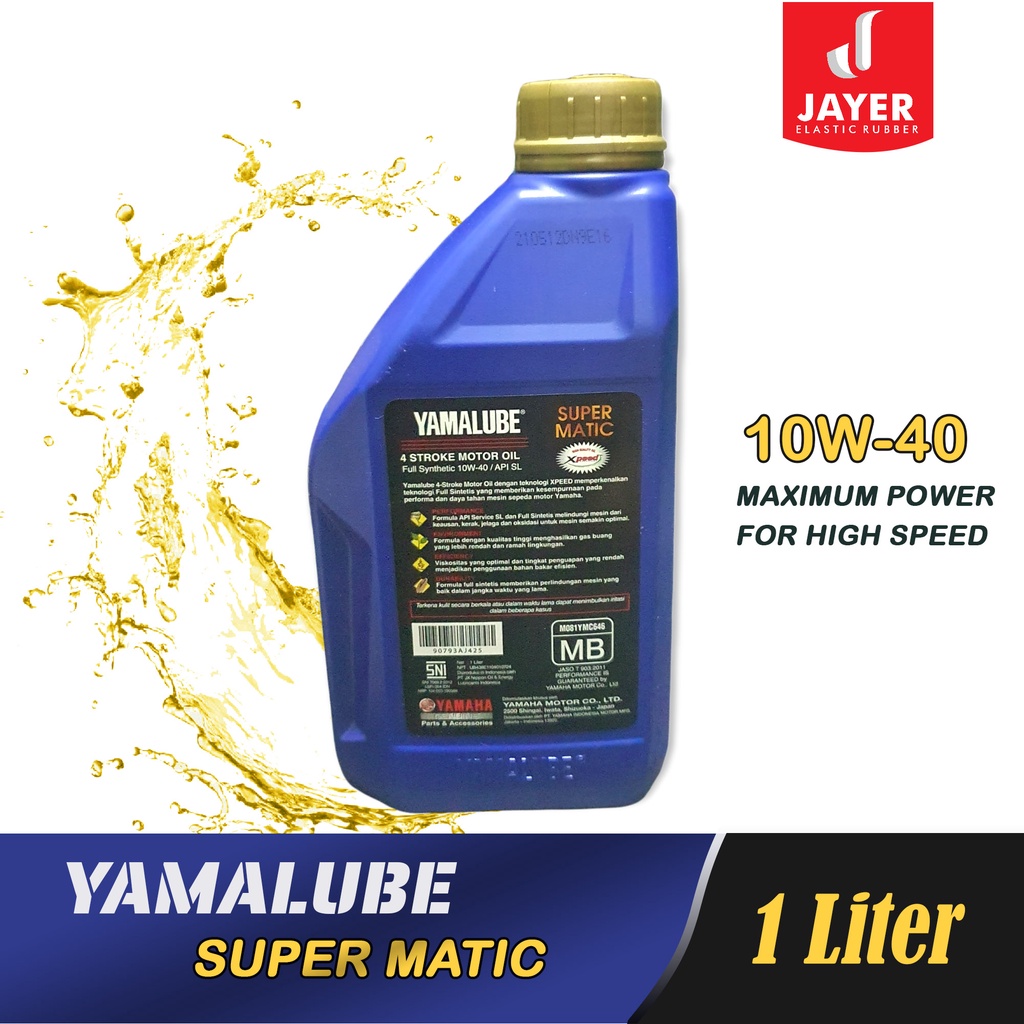 OLI YAMALUBE SUPER MATIC 1L / Oli Motor  metik Yamaha Berstandart SNI