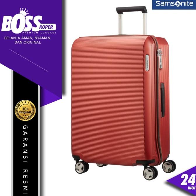 KOPER SAMSONITE 24 INCH (ARQ) MEDIUM HARDCASE KUAT TSA LOCK ORIGINAL DDF2354354