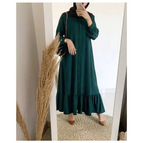 BELLA GAMIS KUNING - DRESS MAXY FASHION GAMIS MUSLIM TERBARU - KJ