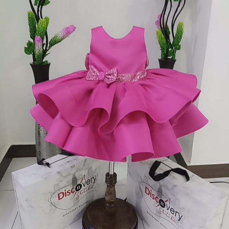 DRESS ANAK PEREMPUAN GAUN PESTA ULANG TAHUN BAYI PEREMPUAN DRESS TUTU ROK TILE ANAK PEREMPUAN GAUN P