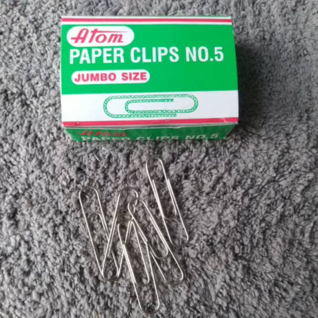 

Paper Clips ATOM NO. 5 JUMBO