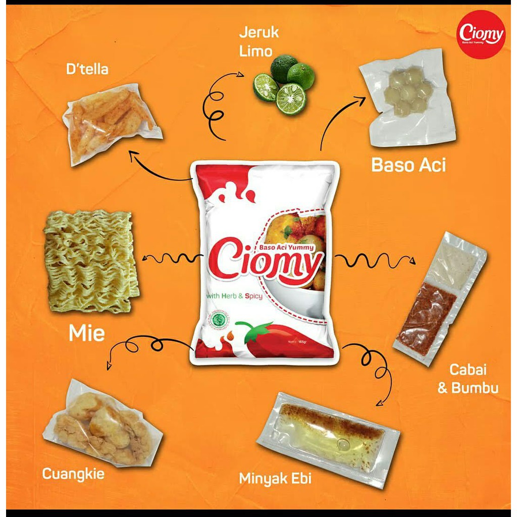 

Baso Aci Ciomy Sachet isi Mie nonMSG dan tanpa bahan pengawet
