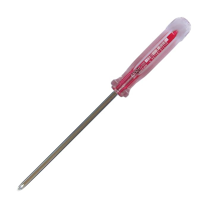 Obeng Vessel 6100 - PH1x100 - Crystaline Screwdriver - Thin Shank Type