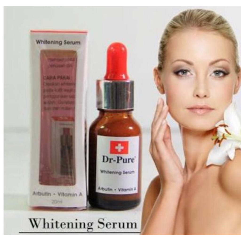 SERUM WAJAH - DR. PURE WHITENING SERUM - ORIGINAL 100% BPOM - DR PURE SERUM DR-PURE