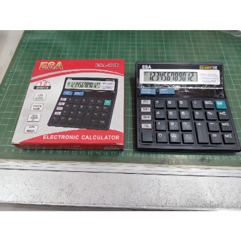

Kalkulator / Calculator Elektronik Dagang 12 Digits ESA-500B