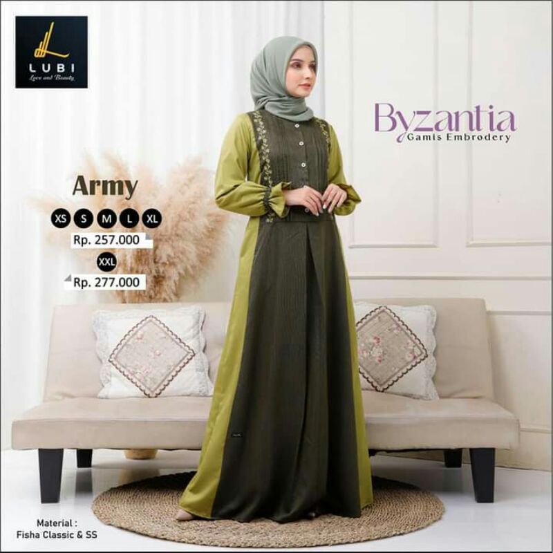 LUBI GAMIS MUSLIM WANITA BYZANTIA