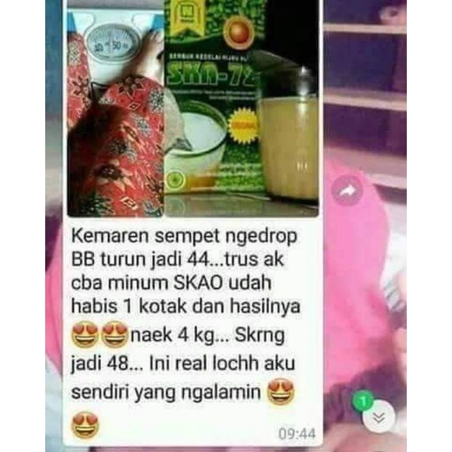 

Susu SKAO Penggemuk badan alami