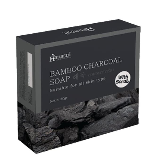 HANASUI-Body Bar Soap - Bamboo Charcoal