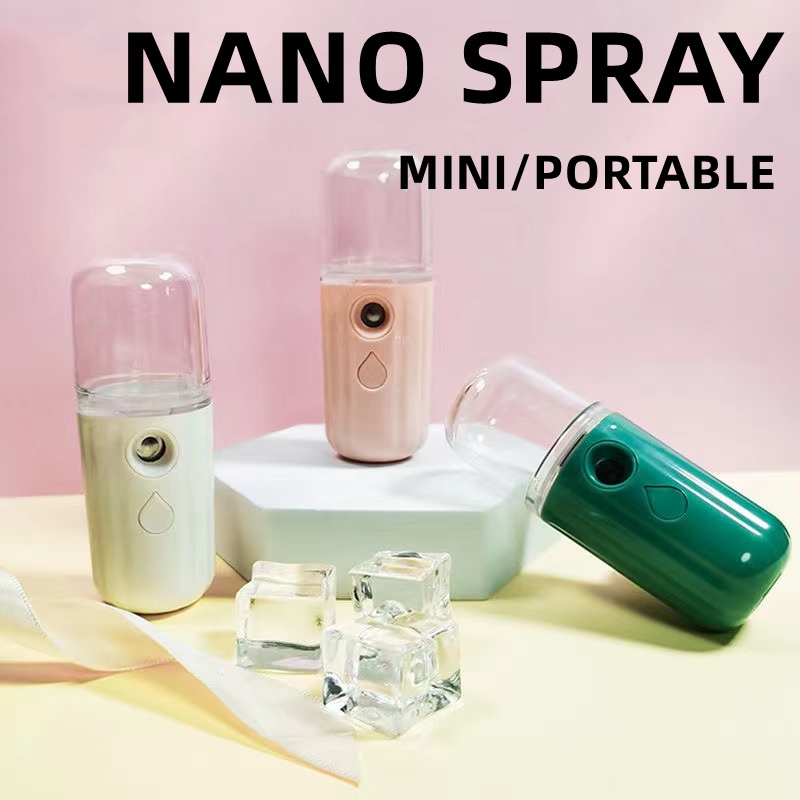 Nano Spray Portable Mini - Mist Sprayer Mini Facial Humidifier Pelembab Penyegar Wajah Perawatan Wajah