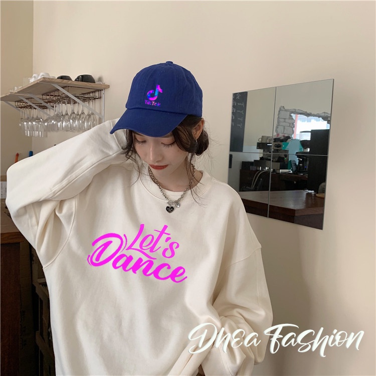 Sweater Let's Dance | Sweatshirt Hoodie Tiktok Women Korean Style | Dhea Fashion