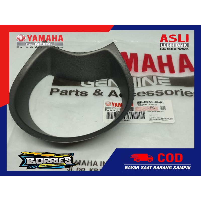 COVER RING TUTUP SPEEDOMETER KILOMETER NMAX N MAX ABU GELAP ORIGINAL YAMAHA YGP ASLI 2DP-H3559-00-P1