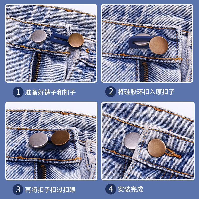 Ikat Pinggang Elastis Tanpa Paku Dengan Gesper Bulat Bahan Logam Gaya Vintage