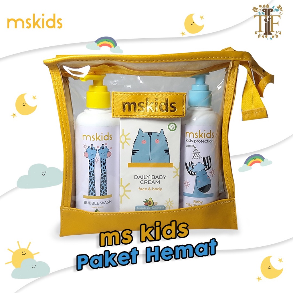 MS Glow KIDS Paket Hemat Perawatan dan Perlindungan Anak dan TLF Beauty Water