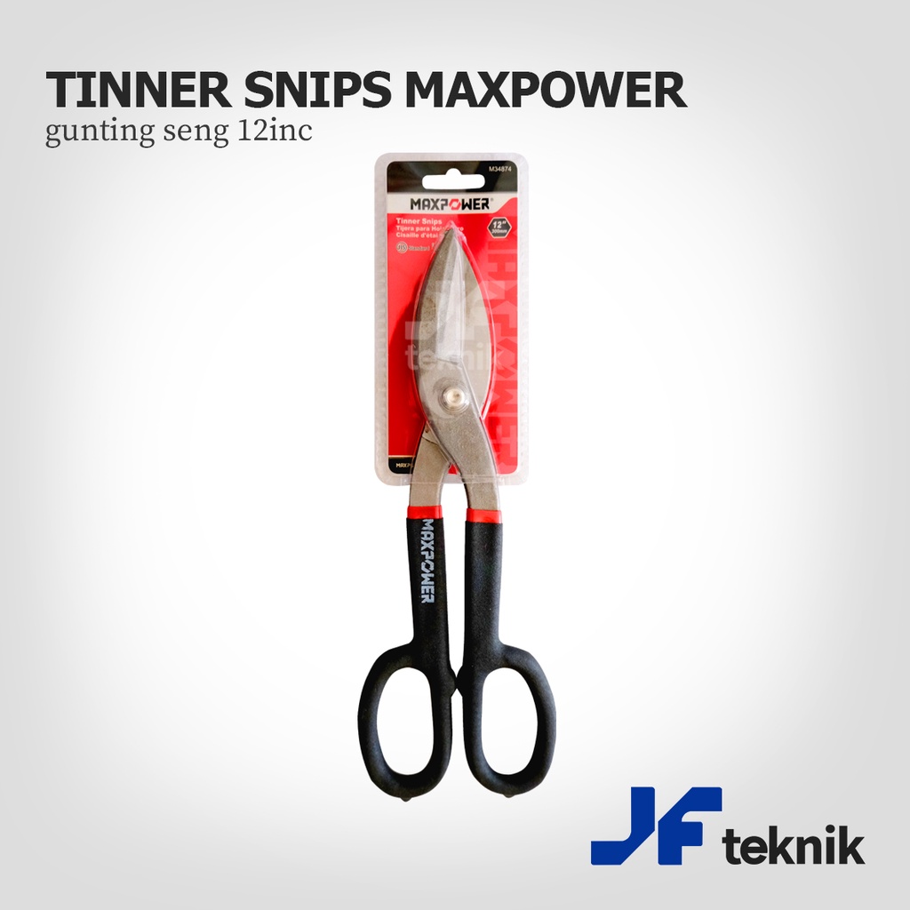 Tinner Snips / Gunting Seng Maxpower 12inc
