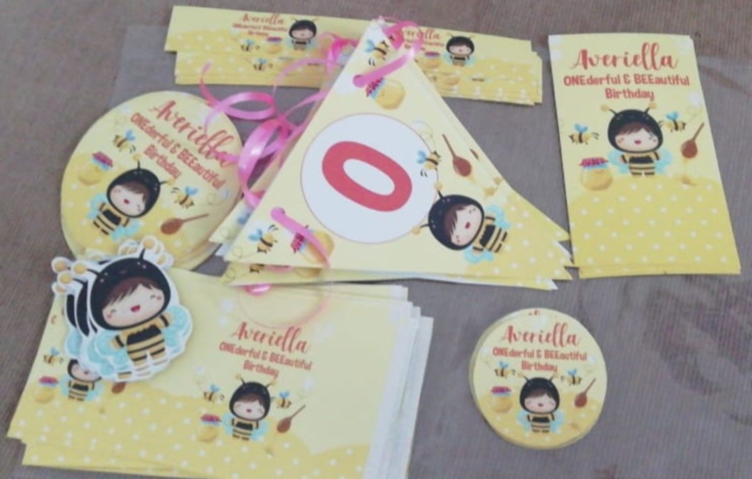 Printable Topper Cupcake Bulat