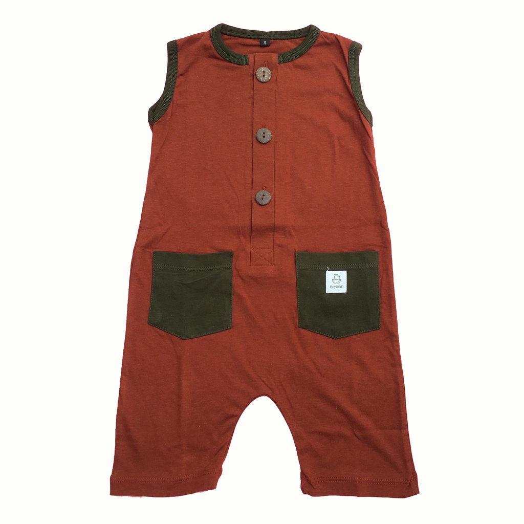 Heyliam Romper Kutung Anak Bayi 0 - 5 Tahun-RUST