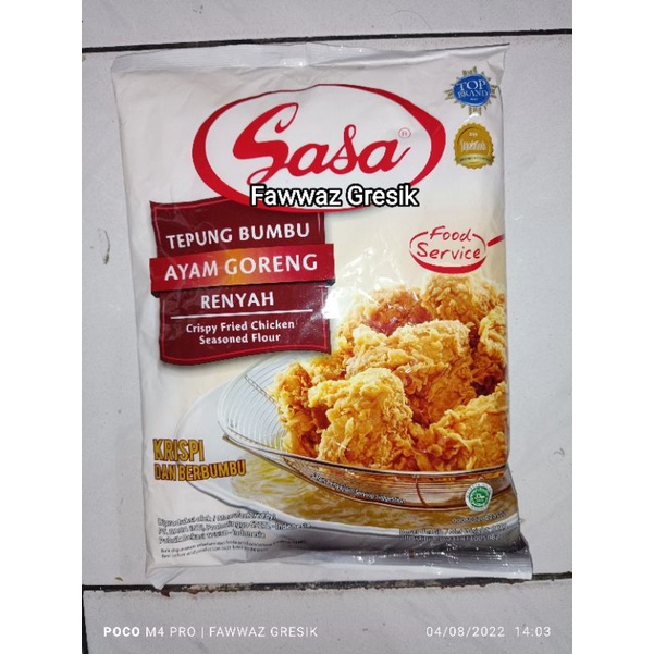 Sasa Tepung Bumbu Ayam Goreng Renyah 900gr Food Service 900 gram