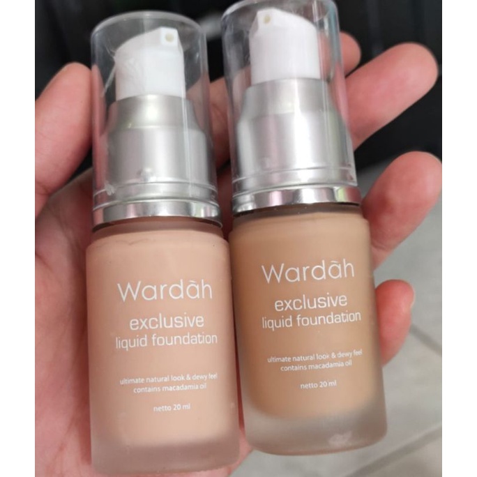 wardah exclusive liquid foundation spf 30(non dus)