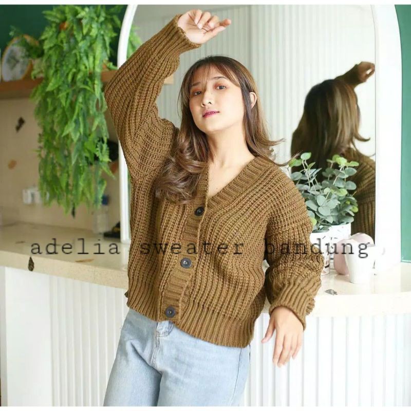 Eireen Cardigan Crop Premium | Nacara Outer Kardigan Wanita tipe 7Get Special-4