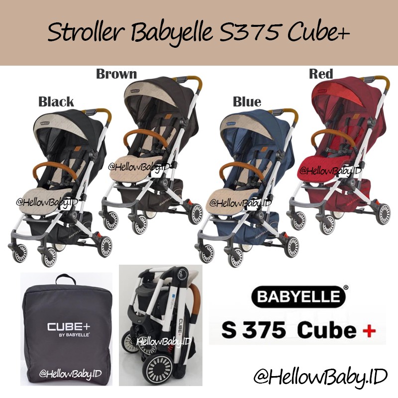 Stroller Babyelle Cube PLUS S375 / Kereta Dorong Baby Elle Cube+ Ready Surabaya