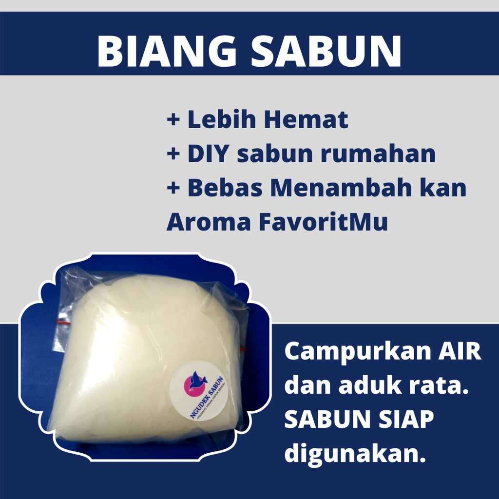 BIANG SABUN 1 Liter Tanpa Aroma - Refill - DIY