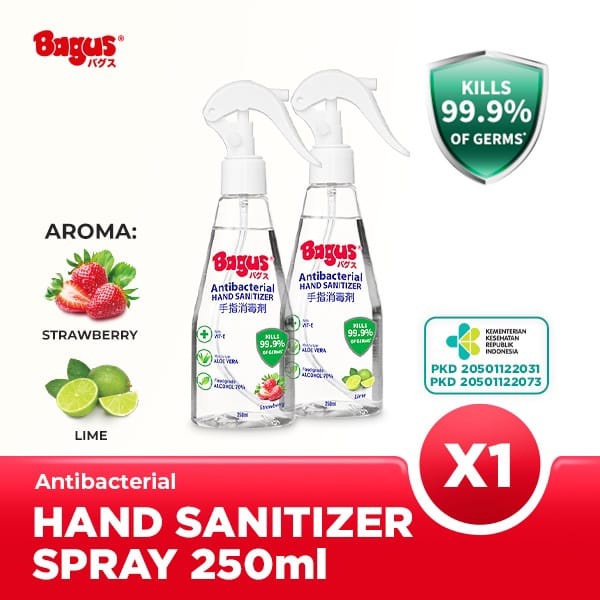 Bagus Hand Sanitizer 250 ml Botol Anti-bakteri