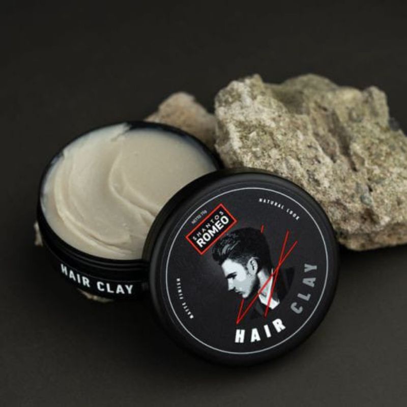 SR HAIR POMADE CLAY  NETTO 75GR MINYAK RAMBUT PENATA RAMBUT PRIA / POMADE SR CLAY WATER BASED