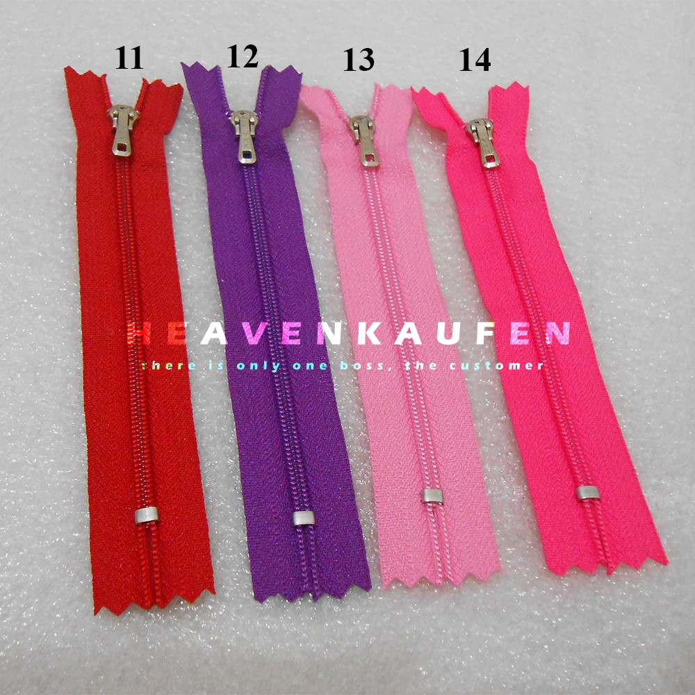 Resleting / Zipper YKK 12,5 cm (5 inch) Murah Warna Warni