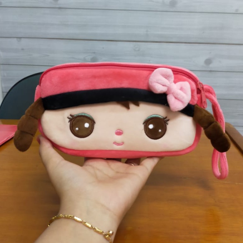 

Tempat Pensil 2rest Angela/tempat pensil boneka/dompet anak cewek/pensil case lucu