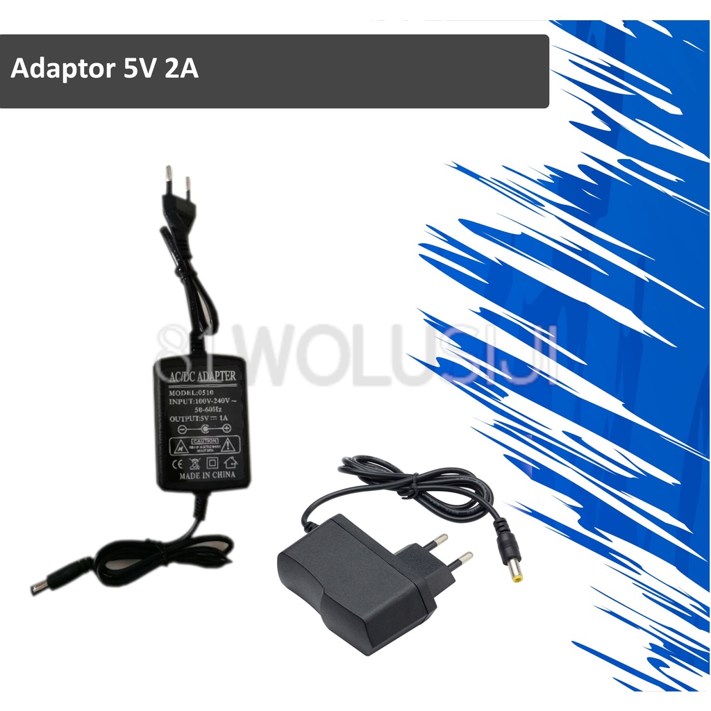 Adaptor 5V 2A Universal Jack DC - untuk HTB/Router